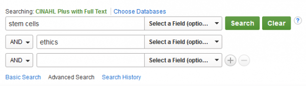 Sample search