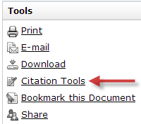 Gale Citation Tool