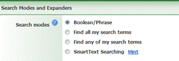 Image of boolean search